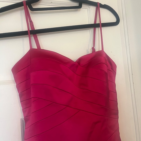 Le Châteaux Pink Satin Dress - Picture 6 of 6